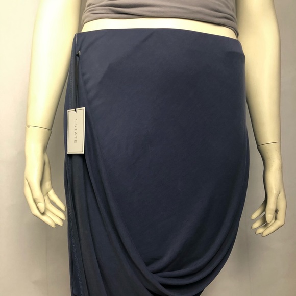 (NWT) 1. State / REVOLVE Asymmetric Wrap Skirt - Picture 9 of 10